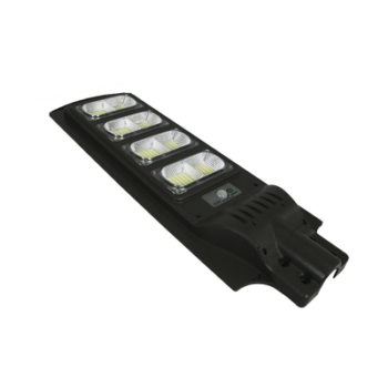 Luminaria con Panel Solar y Sensor de Movimiento de 160 W/ Luz fría 6 500 K/ Dimensiones 720 x 240 mm / Ángulo de Luz 120°.