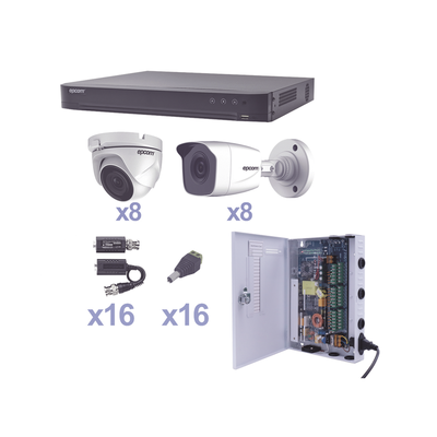 Videovigilancia EPCOM PROFESSIONAL KEVTX8T8B/8EW