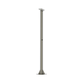 Poste para Cámara ANPR / Compatibilidad con cámara DS-TCG406-E(S),DS-TCG406-E(ER)(2812)/ Altura de 1.5 Metros / Color Gris