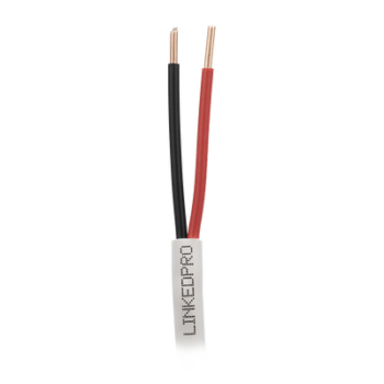 Bobina de Cable 305 Metros (1000 Pies): 6 x 22 AWG, Color Blanco, CMR, Para Sistemas de Seguridad y Alarmas