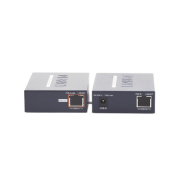 Kit Transmisor y Receptor PoE de Largo Alcance Sobre Coaxial Hasta 1 km
