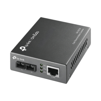 Convertidor Fibra Óptica Multimodo /  1 Puerto RJ45 10/100 Mbps / Puerto Fibra Óptica SC 100 Mbps / Hasta 2 Km / Plug and Play