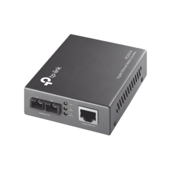 Convertidor Fibra Óptica Multimodo /  1 Puerto RJ45 10/100/1000 Mbps / Puerto Fibra Óptica SC 1000 Mbps / Hasta 550 metros / Plug and Play