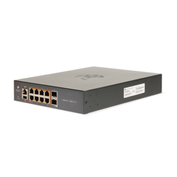 Switch PoE cnMatrix Ex1010-P / 8 Puertos Gigabit PoE 802.3af/at + 2 SFP / Capa 2 / Gestión en la Nube Gratuito