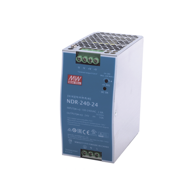 Fuentes de Uso Industrial / Riel DIN MEANWELL NDR24024