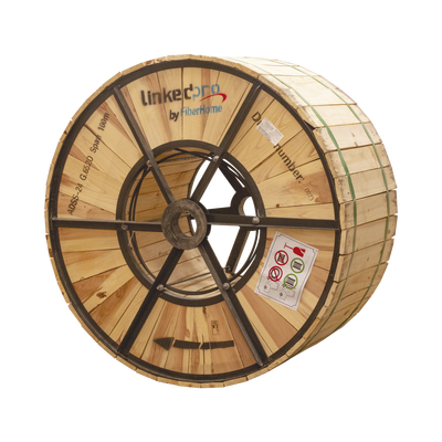 Fibra Óptica  LINKEDPRO BY FIBERHOME OC-ADSS-ARMD-24C/4KM
