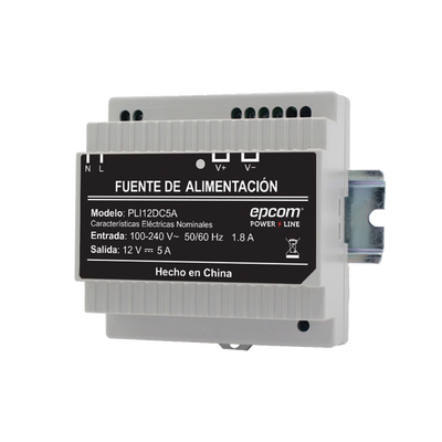 Fuentes con Distribuidor EPCOM POWERLINE PLI-12-DC-5A