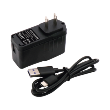 Adaptador de pared de 5 Vcc, @ 3 A con micro-USB tipo C