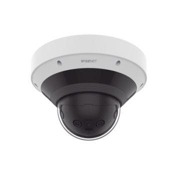 Cámara Panorámica Multisensor 8 MP / Visión hasta 209° / Análisis con inteligencia artificial / Detección Persona-Vehículo / WiseNR II y WiseStream III / WDR 120dB / IR 20 mts / IP66 / IK10 / NEMA 4X