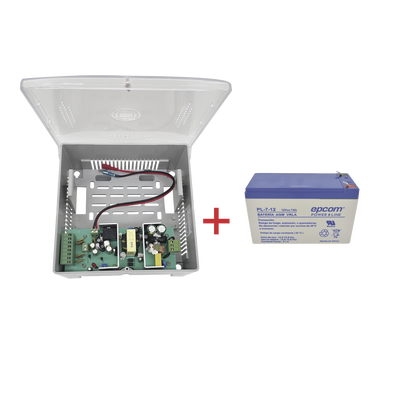 Fuentes con Distribuidor EPCOM POWERLINE PS12DC4PBK/K