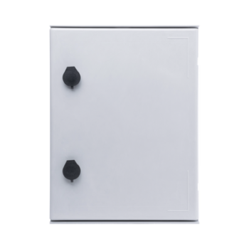 Gabinete de Poliéster IP65 Uso en Intemperie (300 x 400 x 200 mm) con Placa Trasera Interior de Plástico (Incluye Chapa y Llave).