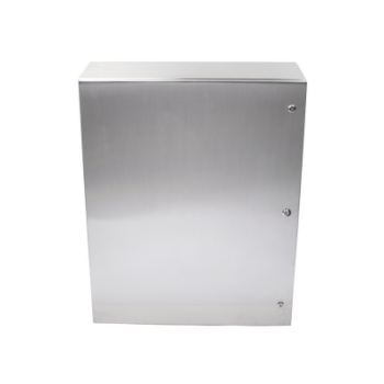 Gabinete de Acero Inoxidable IP66 Uso en Intemperie (800 x 1000 x 300 mm) con Placa Interna Galvanizada.