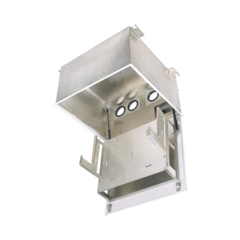 Gabinete de Techo PanZone Premium / 8 UR / Equipo Pasivo / Paneles de Parcheo / Organizador Horizontal / Acceso Frontal / UL2043 Plenum