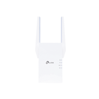 Repetidor / Extensor de Cobertura WiFi AX 1500 Mbps, doble banda 2.4 GHz y 5 GHz, con 1 puerto 10/100/1000 Mbps