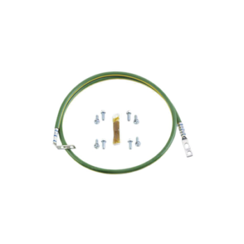 Jumper Para Aterrizar Equipos en Racks o Gabinetes, 10 AWG, con Terminal Doblada a 90 Grados, 0.61m de Largo