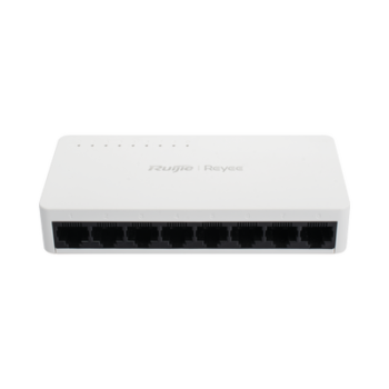 Switch no administrable, Visible en la Topología de la Nube, con 8 puertos 10/100 Mbps