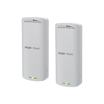 Kit Enlace Inalámbrico Recomendado para Elevadores, hasta 500m o 125 pisos, Preconfigurado, Ajuste Automático, Hasta 300 Mbps, Doble Puerto LAN