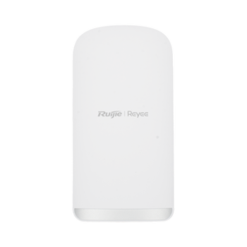 CPE Puente Inalámbrico Punto a Punto / Wi-Fi 5 802.11ac Wave2 867 Mbps / Antena 13 dBi MIMO 2x2 / 2 Puertos PoE Out 802.3AF / Enlace 3 km (1.86 mi) / IP55 Exterior / Ruijie Reyee