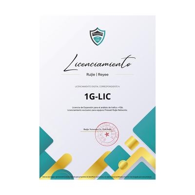 Redes e IT  RUIJIE RG-WALL1600-Z3200-S-1G-LIC
