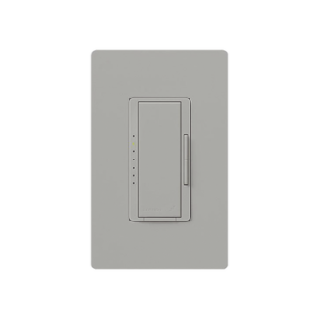 Atenuador de pared inalámbrico Maestro RF para RadioRA 2 y RA2 Select, 250 W LED/CFL, neutro opcional, color gris