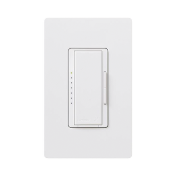 Atenuador de pared Maestro RF PRO de 120 V, 250 W en LED o 500 W incandescente, fase seleccionable y neutro opcional, para RadioRA 2, RA2 Select y RadioRA 3