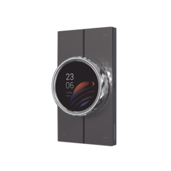 Mini pantalla táctil Hub controlador integrable con sistemas de automatización compatible con múltiples marcas, una entrada de iluminación, 4 botones para escenas. Conexión Wifi