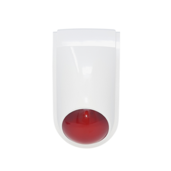 Sirena Estrobo SFIRE SF-06R / 110 dB / 12 VCC / Estrobo Rojo Integrado / Uso Interior y Exterior