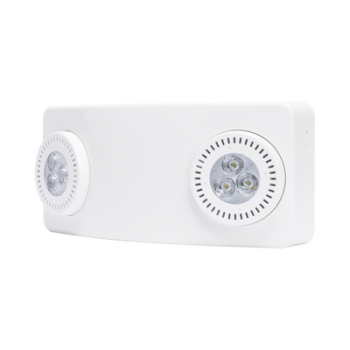 Luz de Emergencia Dual LED / 520 lúmenes / Uso Rudo / Cubierta ABS UL 5VA / Batería 9.6V 3Ah / 90 min Autonomía / Montaje Pared o Techo