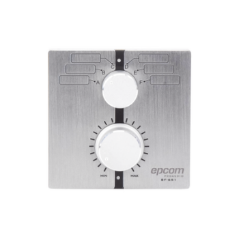 Control de  Volumen Remoto con Selector de Canales | Compatible con Amplificador SF2240UC - SF4240UC