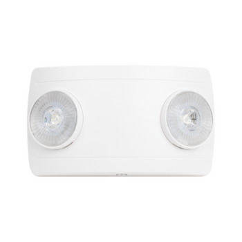 Luz de Emergencia LED / Doble LED 1W 150 lúmenes / Batería Ni-Cd 3.6V 900mAh / 90 min Autonomía / Voltaje Universal 127-240 VAC / UL 5VA / Blanco