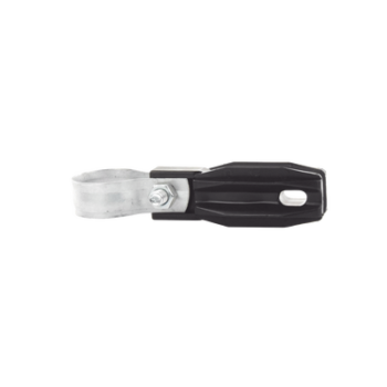 Aislador de Paso o Esquina con Abrazadera / 33-38 mm / Resina Virgen 100% / Anti-Arqueo / Tubería de Malla Ciclónica