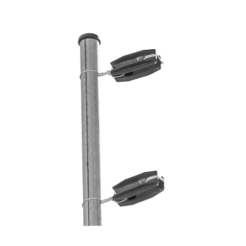 Aislador de Esquina para Cercos Eléctricos / 18 kV / Resinas Vírgenes / Resistencia 7.5-10.2 kg / Anti UV / 66 mm x 31.6 mm