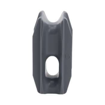 Aislador de Esquina Gris para Cercas Eléctricas / 18 kV / Anti UV / Resinas Vírgenes / Resistencia 7.5-10.2 kg / 66 mm x 31.6 mm