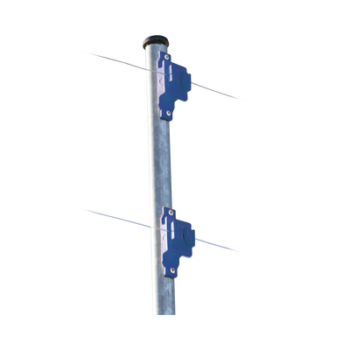 Aislador de Paso Azul Reforzado para Cercos Eléctricos / Aislamiento hasta 18 kV / Resistente a Clima Extremo / Polipropileno y Policarbonato