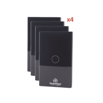 (Wifi) KIT 4 apagadores inteligentes Wifi compatibles con Alexa y GoogleHome