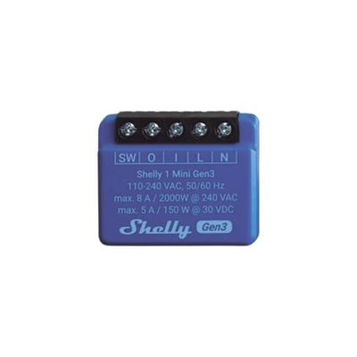 Sensores y Relevadores  SHELLY SHELLY1MINIGEN3