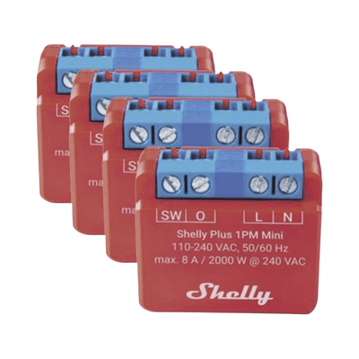 Control de Iluminación  SHELLY SHELLYPLUS1PMMINIK4