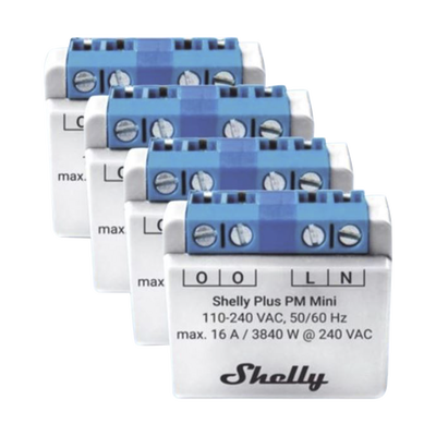 Control de Iluminación  SHELLY SHELLYPLUSPMMINIK4
