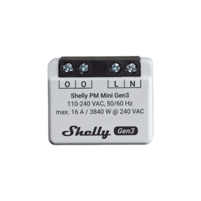 Control de Iluminación  SHELLY SHELLYPMMINIGEN3