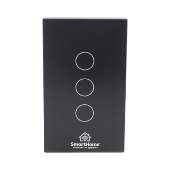 (Wifi) Apagador switch inalámbrico WIFI, control de 3 regresos de carga, 110V