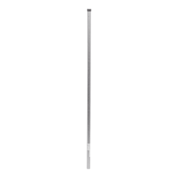 Poste de Esquina de 1.2m para Cerca Electrificada de Tubo Galvanizado cal. 18 de 1"Diam. Ideal para 5 Aisladores (No incluidos).