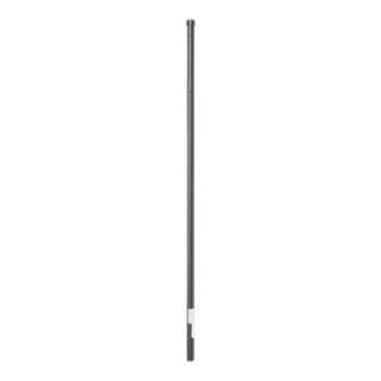 Poste de Esquina Negro de 1.2m para Cerca Electrificada de Tubo Galvanizado cal. 18 de 1"Diam. para 5 Aisladores (No incluidos).
