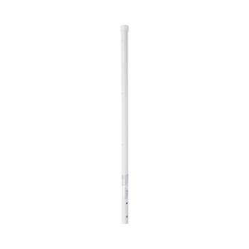Poste de Esquina de 0.8m para Cerca Electrificada. Tubo Galvanizado cal. 18 de 1"Diam. con Tapón, ideal para 3 Aisladores.