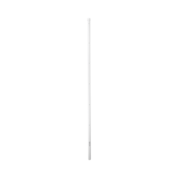 Poste de Esquina para Cerca Electrificada. Tubo Galva. de 1.4 m, cal. 18 de 1" Diam. + Pintura Blanca. Ideal para 6 Aisladores