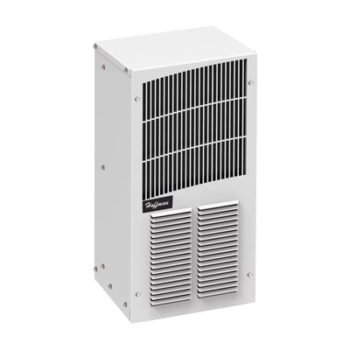 Aire Acondicionado Compacto Para Exterior, Uso en Gabinetes de Telecomunicaciones de Grado Industrial, Frío/Calor T20, 2000 BTU, 115 Vca, de Acero, Color Gris