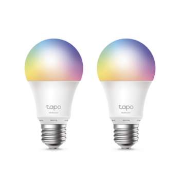 KIT 2 Focos Smart Wi-Fi Multicolor / A60 E27 / 8.3 W 806 Lúmenes / 220-240 V / 2.4 GHz / Control por Voz Alexa-Google / 8.7 W