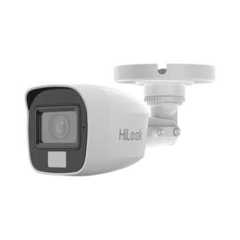 [Dual Light + ColorVu] Bala TURBOHD 3K megapixel / 20 mts IR + 20 mts luz blanca / Lente 2.8 (105° de Visión) / Exterior IP66 / Audio por Coaxitron / TVI-AHD-CVI-CVBS / Metal  / Smart-Hybrid light