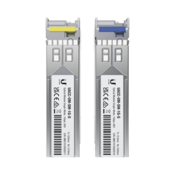 UFiber Módulo SFP, transceptor MiniGibic MonoModo 1 Gbps, distancia 3km, Simplex, un conector LC, incluye 2 tranceptores
