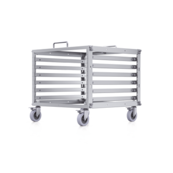 Rack Abierto 6U Compacto y Apilable sin Herramientas para Equipos UniFi, Ensamblaje Toolless, Ruedas con Seguro y Expansión a 12U con Kit de Apilado