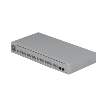 UniFi Switch Pro Max 16 PoE con funciones Capa 3, 16 puertos EtherLight RGB / (4) puertos 2.5 GbE POE++ y (12) puertos GbE POE+ /(2) puertos SFP+ 10G /con pantalla táctil informativa, hasta 180W de presupuesto POE
